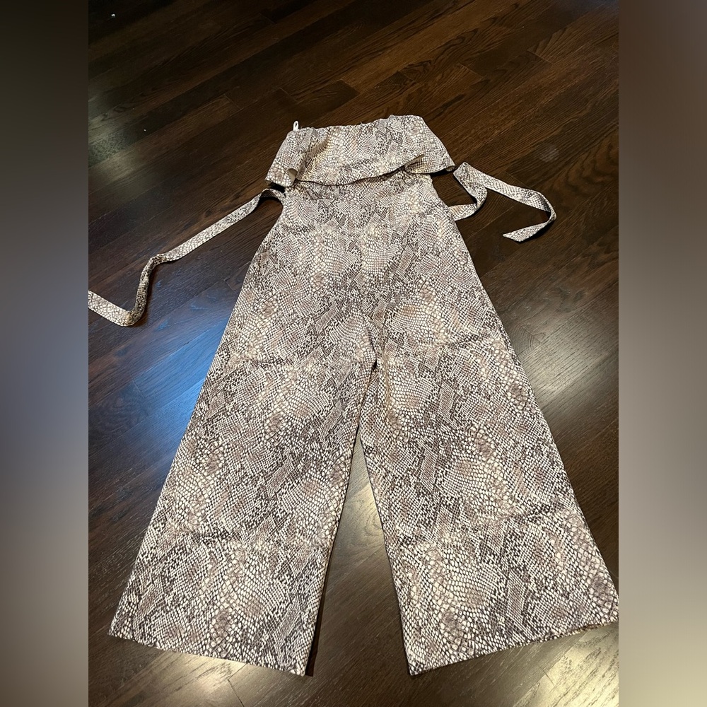 Babaton leopard jumpsuit